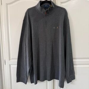 Polo Ralph Lauren Estate-Rib
Quarter-Zip Pullover Preppy Mens XXL